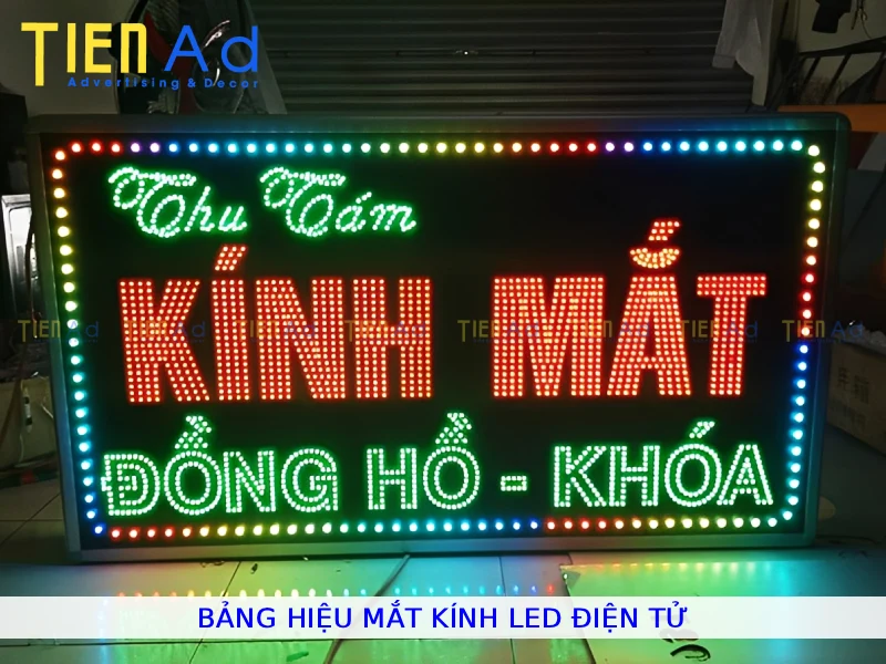 Bảng hiệu mắt kính LED điện tử