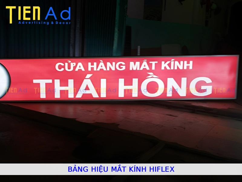 Bảng hiệu mắt kính hiflex