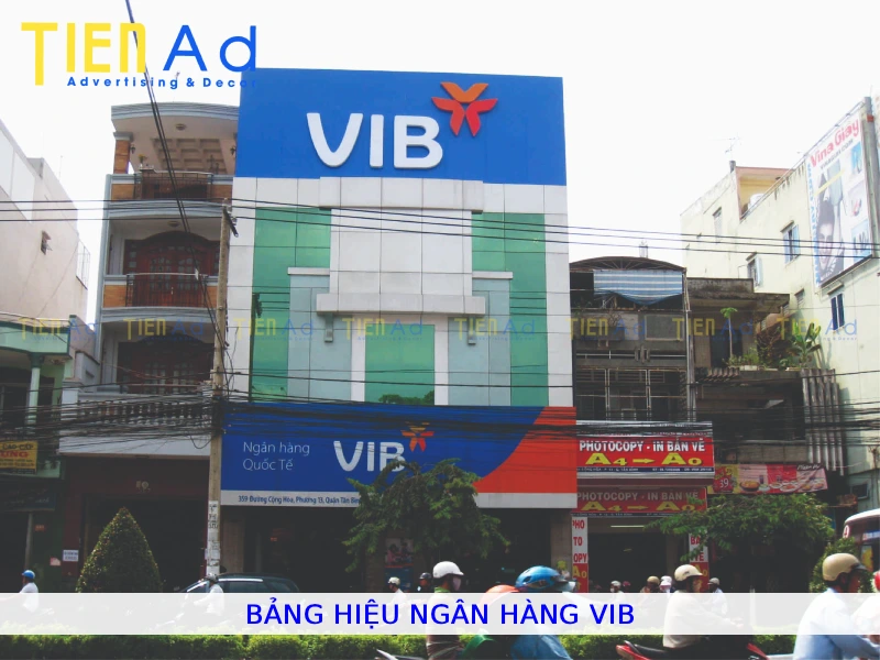 Bảng hiệu ngân hàng VIB