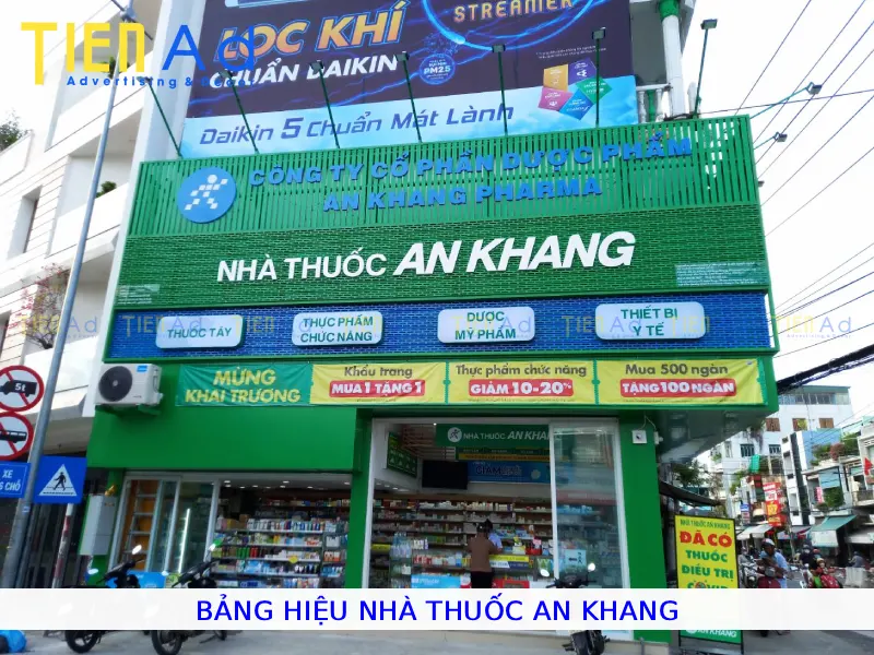 Bảng hiệu nhà thuốc an khang