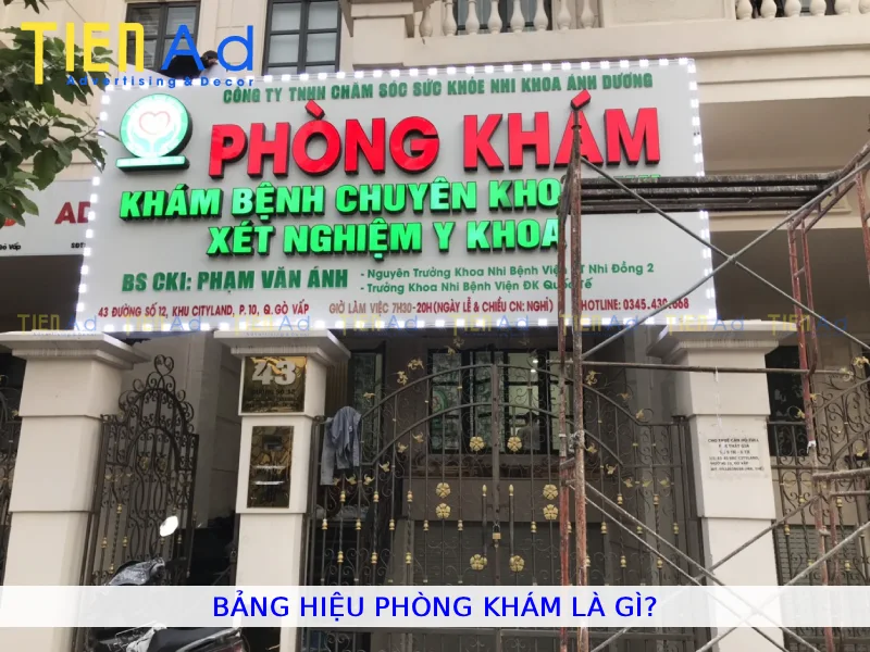 Bảng hiệu phòng khám là gì