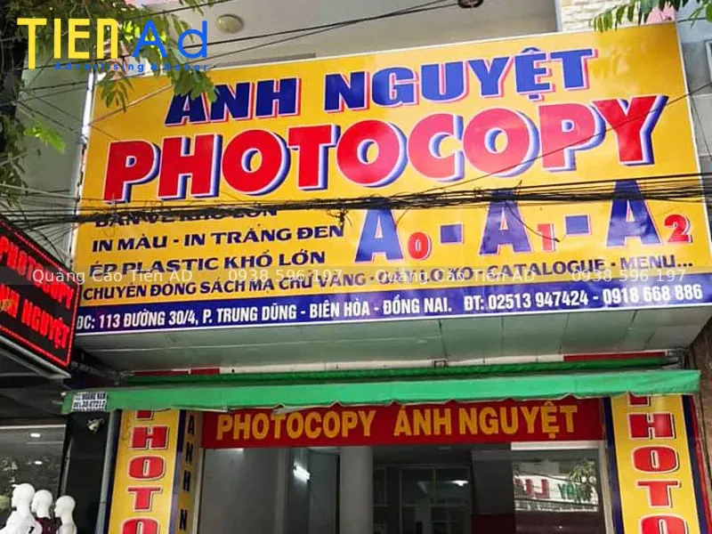Bảng hiệu photocopy
