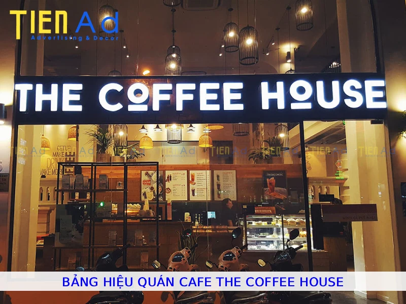 Bảng hiệu quán cafe The Coffee House