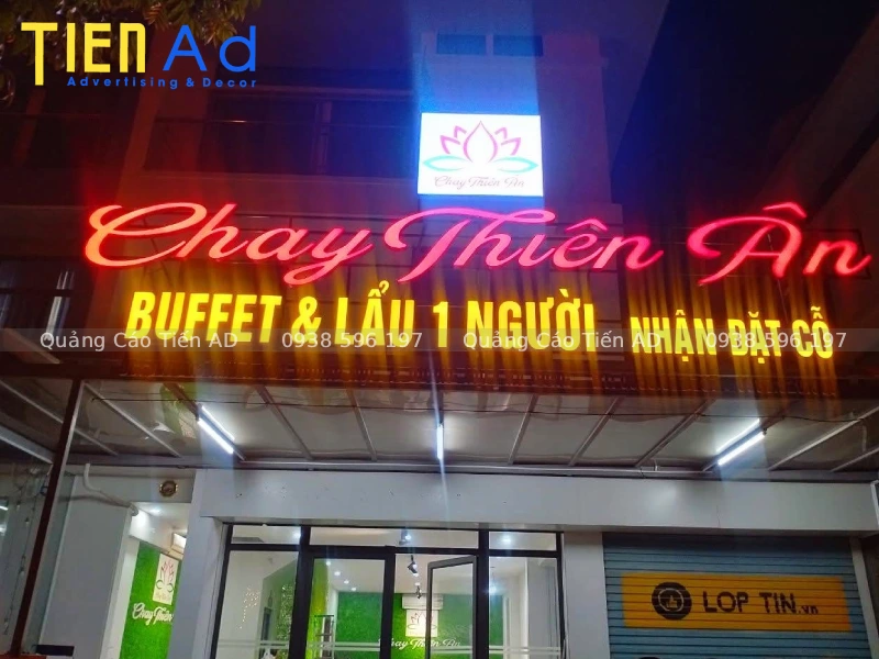 Bảng hiệu quán chay