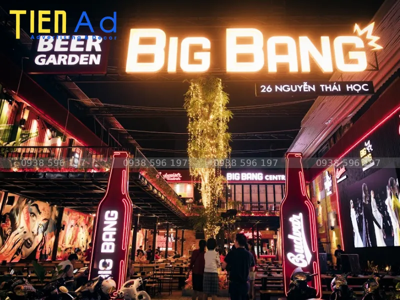 Bảng hiệu quán nhậu Big Bang