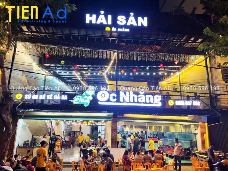 Bảng hiệu quán ốc