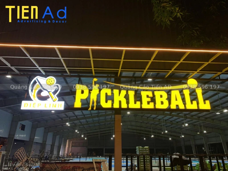 Bảng hiệu sân pickleball - 1