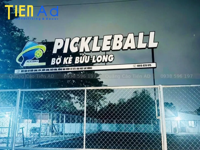 Bảng hiệu sân pickleball - 4