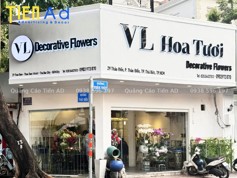 Bảng hiệu shop hoa tươi