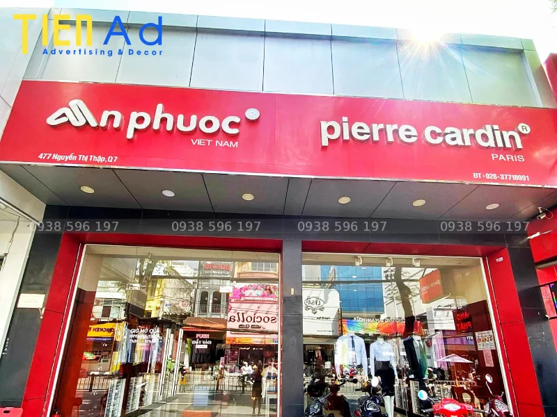 Bảng hiệu shop quần áo An Phước