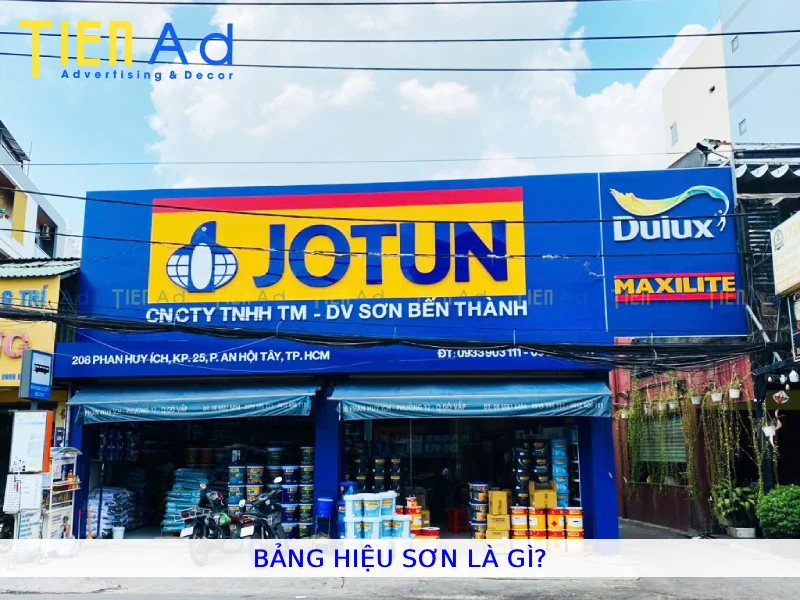 Bảng hiệu sơn là gì