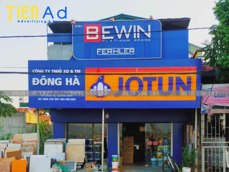 Bảng hiệu tài trợ hãng Jotun