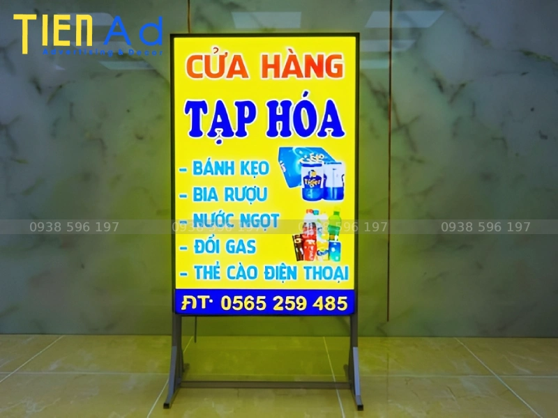 Bảng hiệu tạp hóa đứng