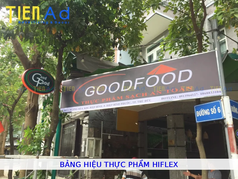 Bảng hiệu thực phẩm hiflex