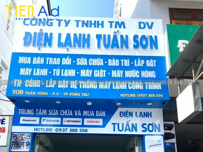 Bảng quảng cáo điện lạnh Tuấn Sơn
