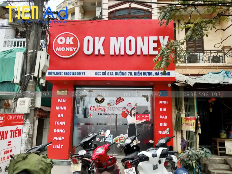 Bảng quảng cáo hệ thống cầm đồ OK Money