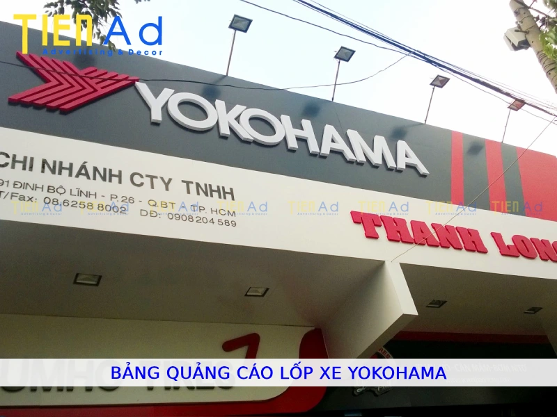 Bảng quảng cáo lốp xe Yokohama