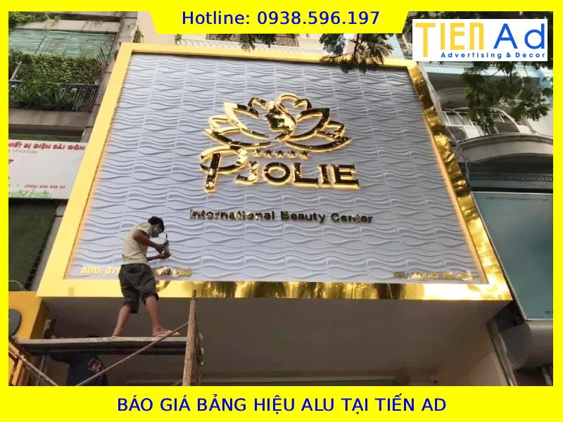 Báo giá bảng hiệu alu tại TIẾN AD