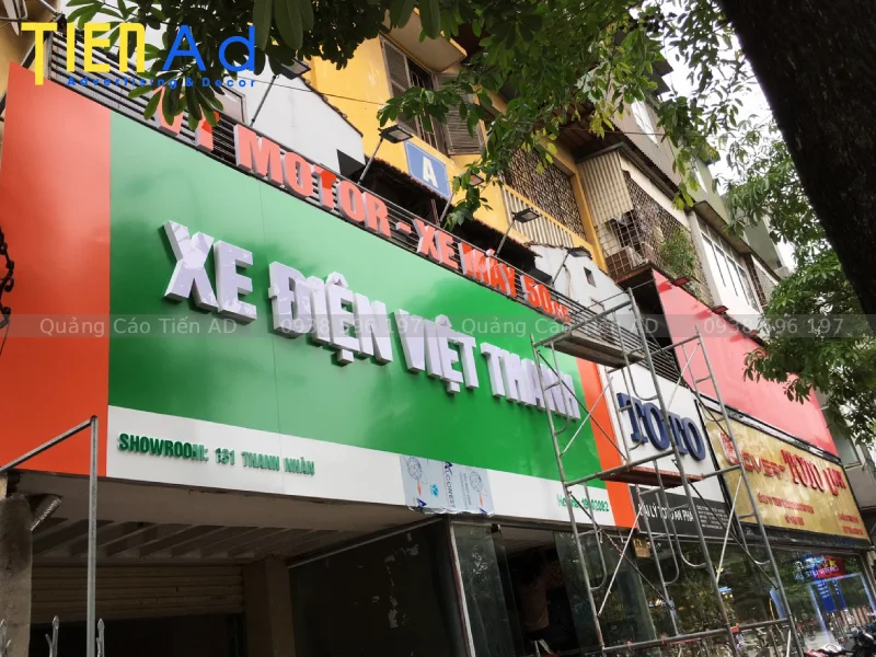 Báo giá chữ nổi alu mới nhất hiện nay