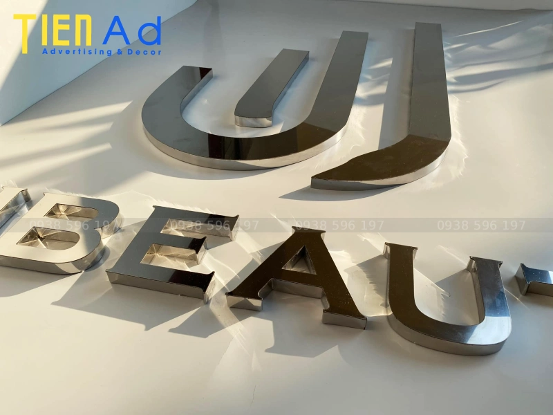 Báo giá gia công chữ inox mới nhất 2026