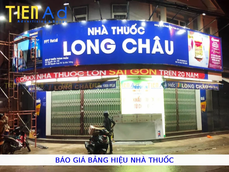 Báo giá làm bảng hiệu nhà thuốc