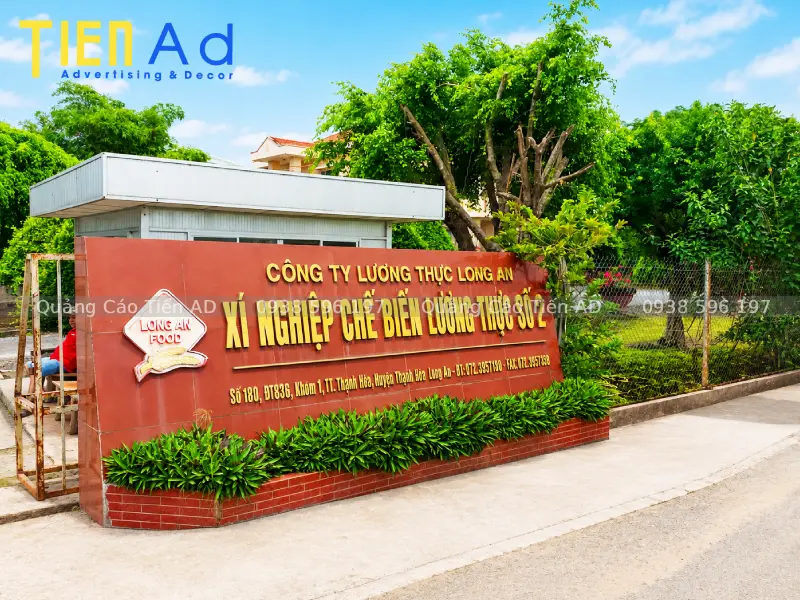 Báo giá làm bảng hiệu nhà xưởng, nhà máy, khu công nghiệp