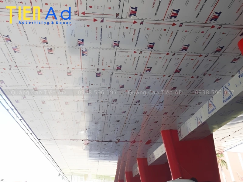 Báo giá thi công trần aluminium