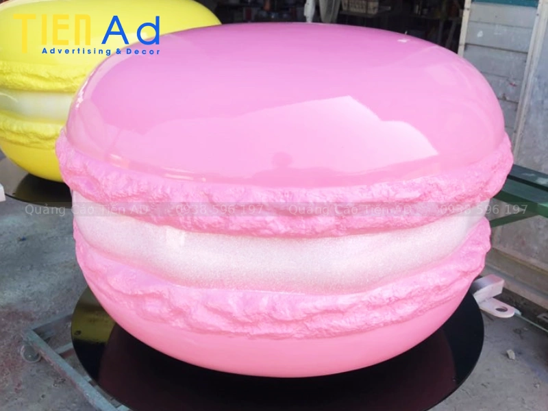 Bí quyết chọn kích thước và màu sắc mô hình macaron bằng composite chuẩn gu không gian
