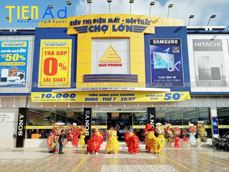 Bí quyết chọn màu sắc làm bảng hiệu quảng cáo Thủ Đức phù hợp