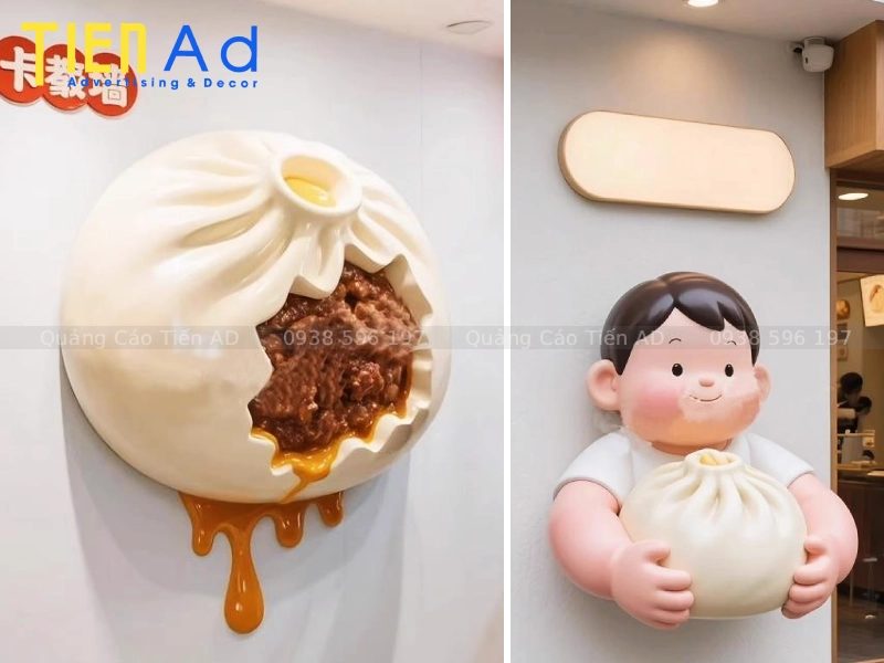 Bí quyết tạo nên mô hình bánh bao bằng composite sống động như thật