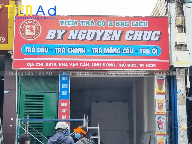 Bí quyết thiết kế bảng hiệu alu dán decal thu hút khách hàng