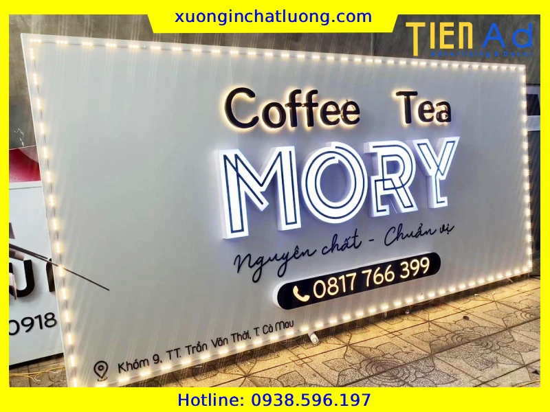 Biển Quảng Cáo Chữ Nổi Đèn LED Giá Rẻ Tại TP.HCM
