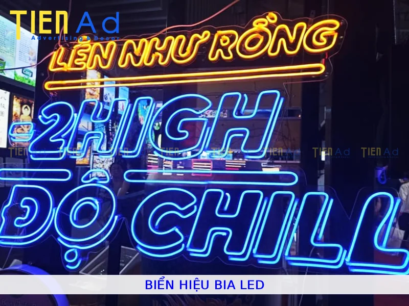 Biển hiệu bia LED