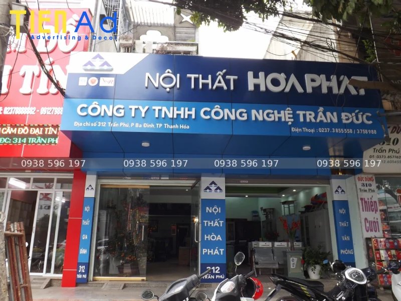 Biển hiệu nội thất Hòa Phát