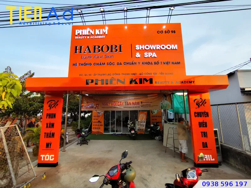 Biển hiệu quảng cáo alu spa