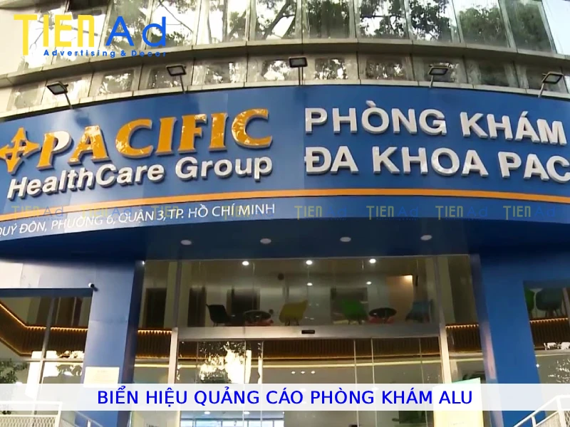 Biển hiệu quảng cáo phòng khám alu