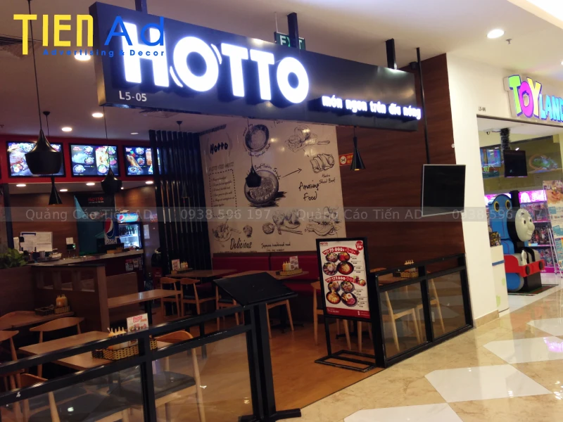 Biển quảng cáo chữ nổi đèn LED - 1