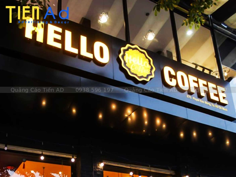 Biển quảng cáo chữ nổi đèn LED - 4