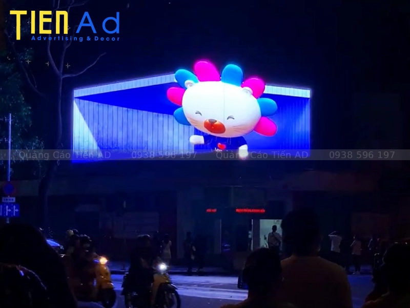 Biển quảng cáo điện tử và ánh sáng