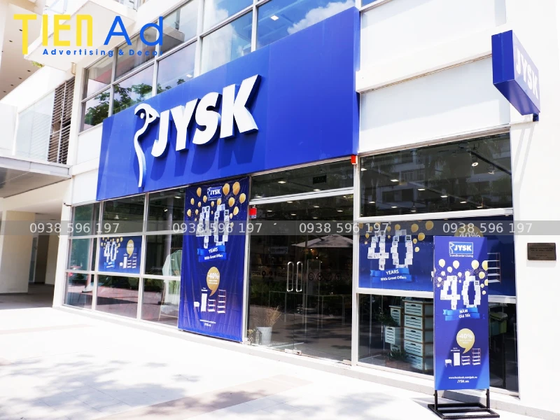 Biển quảng cáo nội thất JYSK