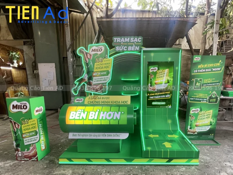 Biển quảng cáo tại điểm bán