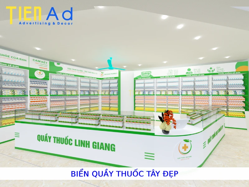 Biển quầy thuốc tây đẹp