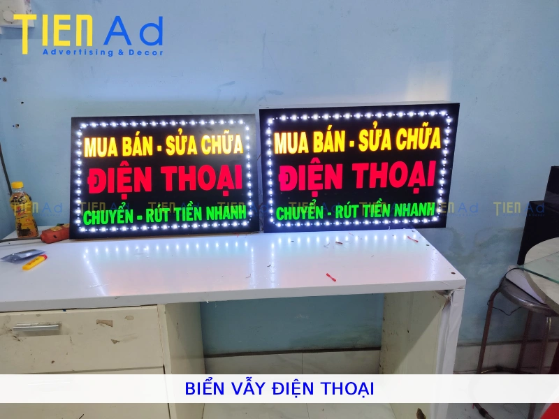 Biển vẫy điện thoại