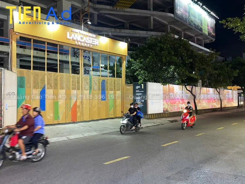 Các hạng mục thi công hàng rào dự án Lancaster Legacy cho Tập đoàn Trung Thủy