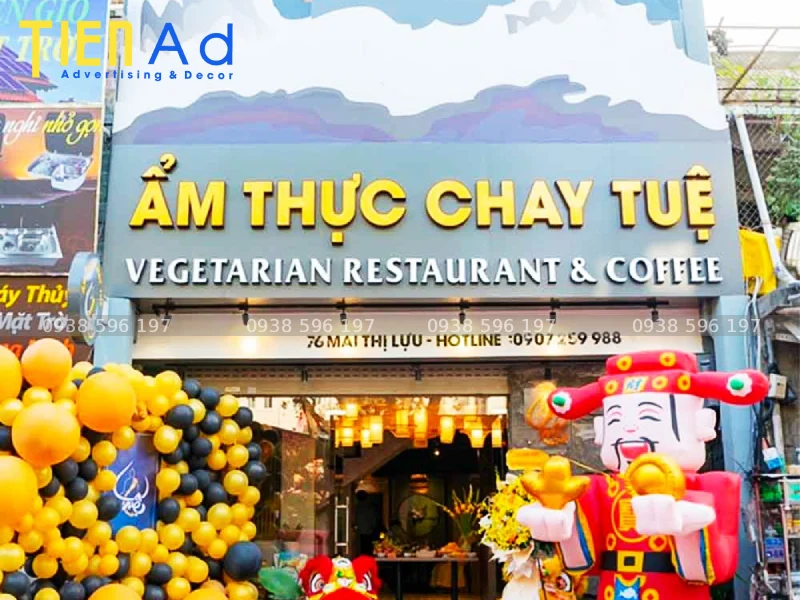 Các loại bảng hiệu nhà hàng được sử dụng phổ biến nhất hiện nay