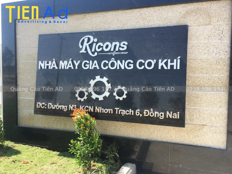 Các loại bảng hiệu nhà xưởng, nhà máy, khu công nghiệp phổ biến hiện nay
