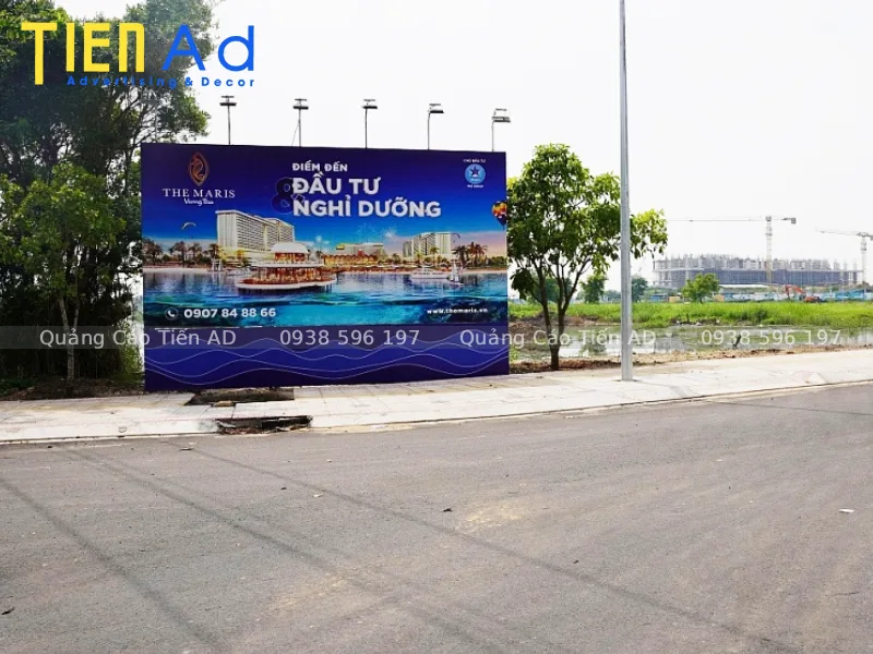 Các loại bạt chuyên dùng cho pano quảng cáo bất động sản ngoài trời