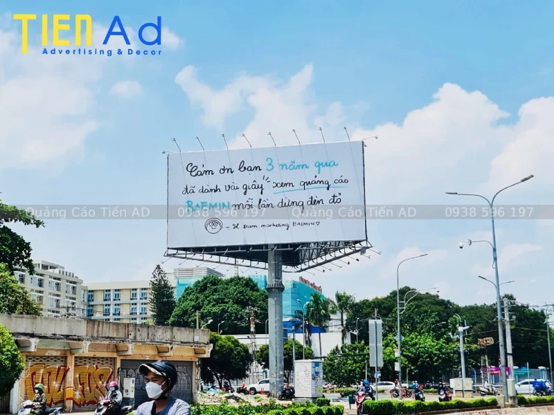 Các loại bạt sử dụng cho biển quảng cáo lật 3 mặt Trivision Billboard