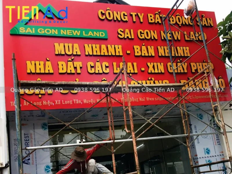 Các loại biển quảng cáo dự án bất động sản phổ biến hiện nay