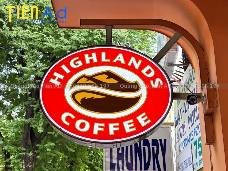 Các loại hộp đèn quán cafe phổ biến hiện nay
